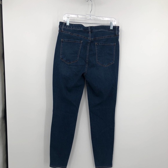 Talbots Flawless Jeggings High Rise Ankle Cut Dark Wash Size 12 - Picture 4 of 8